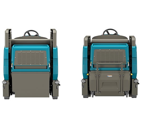 S16 Batteriebetriebene Aufsitz-Kehrsaugmaschine mit Hoch- und Niedrigentleerung